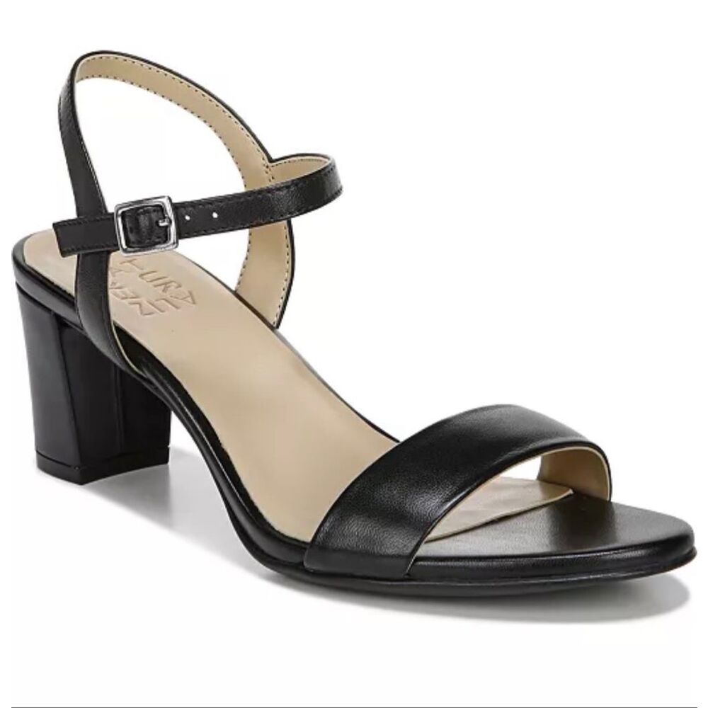 Naturalizer Bristol Block Heel Sandal Black 7